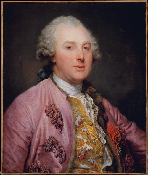 Order Paintings Reproductions Charles Claude de Flahaut de La Billarderie by Jean-Baptiste Greuze (1725-1805, France) | ArtsDot.com