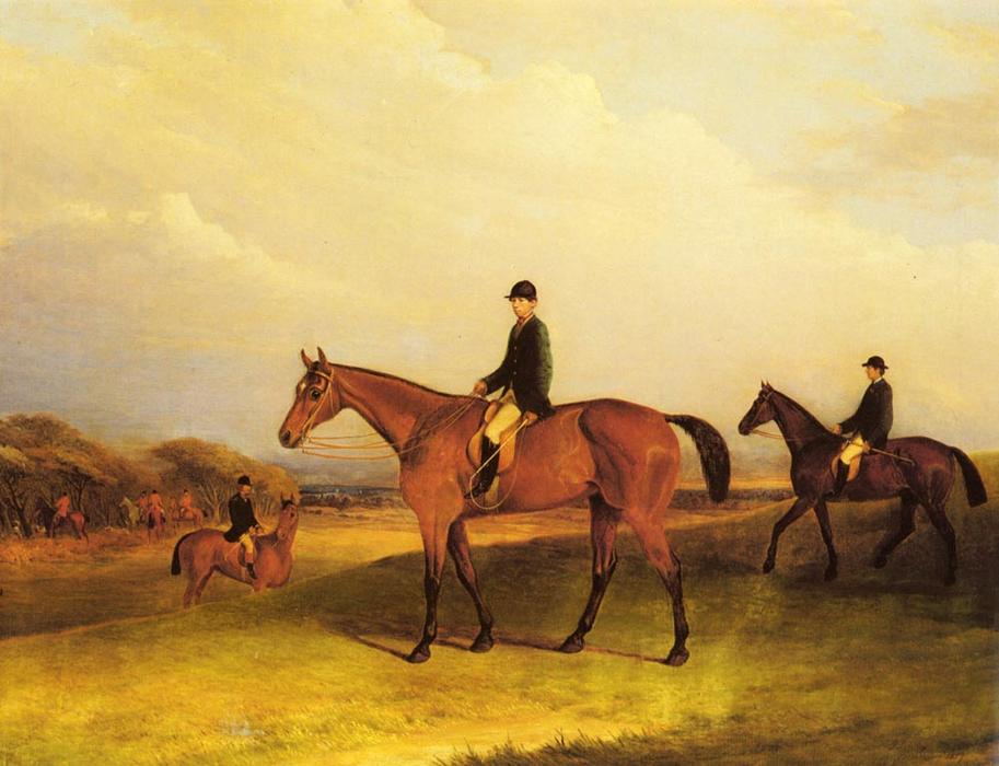 Buy Museum Art Reproductions A Jockey On A Chestnut Hunter by John E Ferneley I | ArtsDot.com