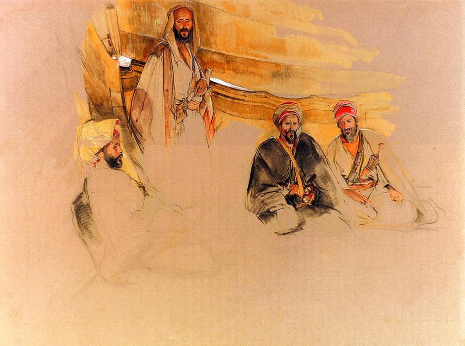 Order Artwork Replica A Bedouin Encampment, Mount Sinai by John Frederick Lewis (1804-1876, United Kingdom) | ArtsDot.com