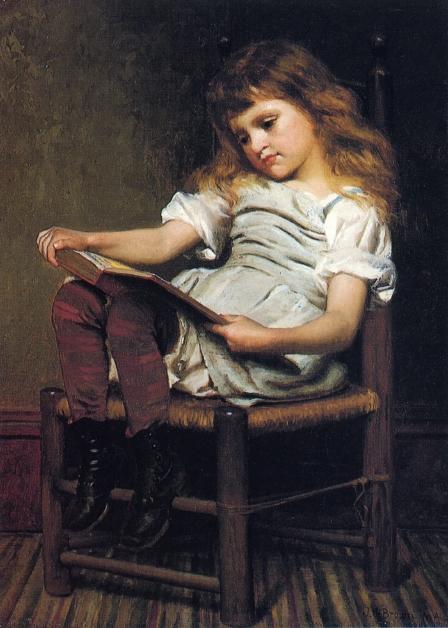 Buy Museum Art Reproductions A Leisure Hour, 1881 by John George Brown (1831-1913, United Kingdom) | ArtsDot.com