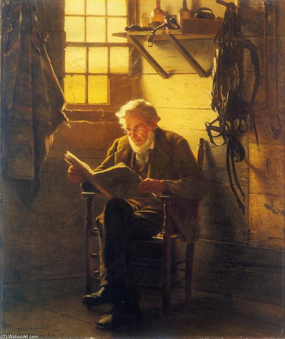 Buy Museum Art Reproductions An Idle Hour by John George Brown (1831-1913, United Kingdom) | ArtsDot.com