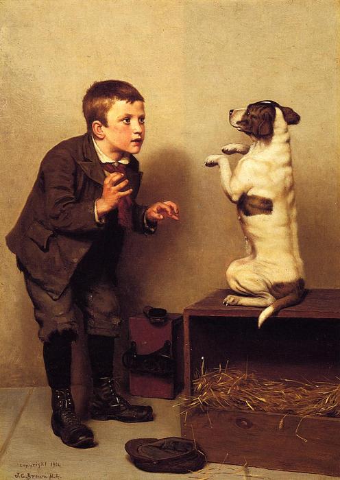 Order Paintings Reproductions Don`t Move, 1904 by John George Brown (1831-1913, United Kingdom) | ArtsDot.com