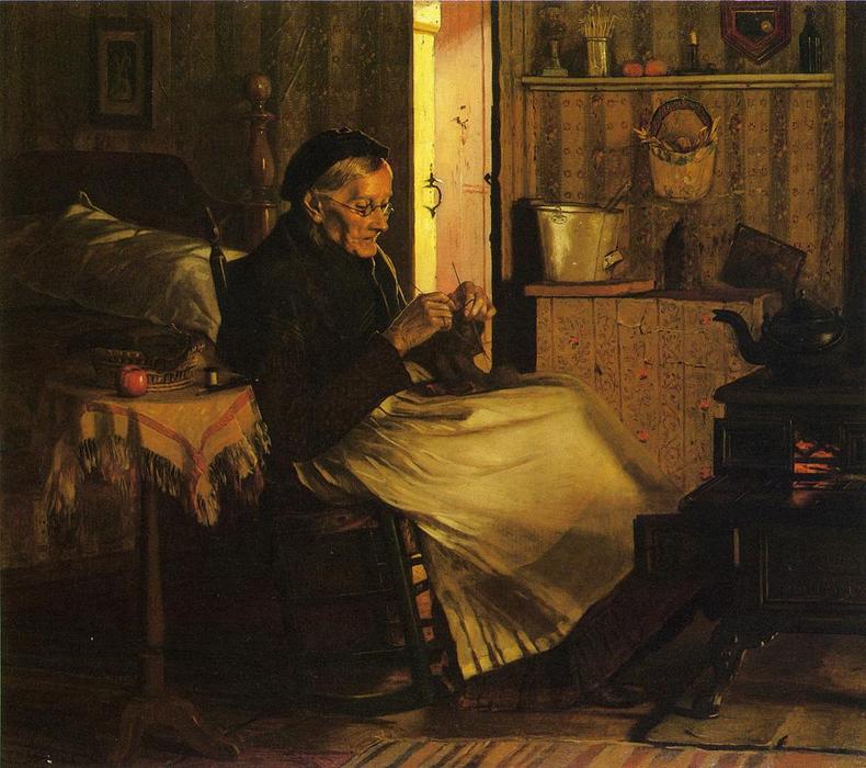 Order Art Reproductions Home Comfort, 1893 by John George Brown (1831-1913, United Kingdom) | ArtsDot.com