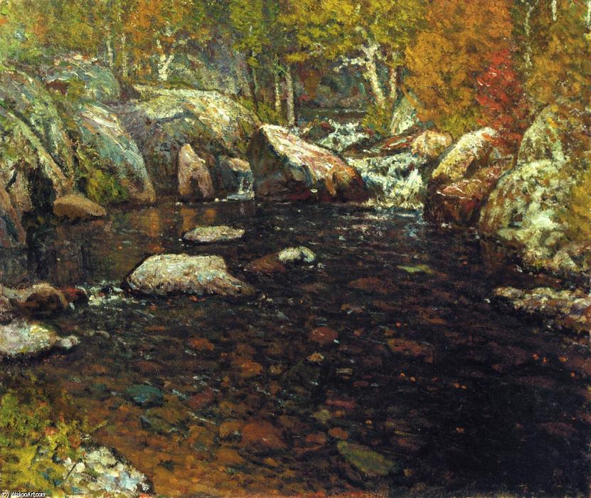 Order Paintings Reproductions Woodland Pool by John Joseph Enneking (1841-1916, United States) | ArtsDot.com