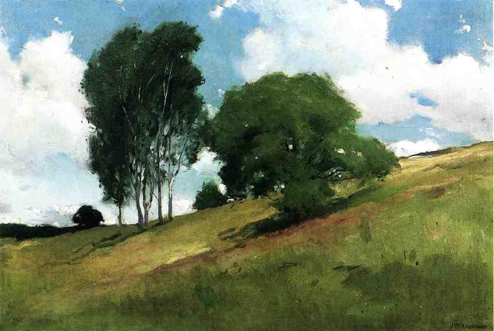 Order Paintings Reproductions Landscape Painted at Cornish, New Hampshire, 1890 by John White Alexander (1856-1915, United States) | ArtsDot.com