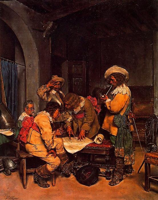 Order Art Reproductions Battle Plan by José Villegas Cordero (1844-1921, Spain) | ArtsDot.com