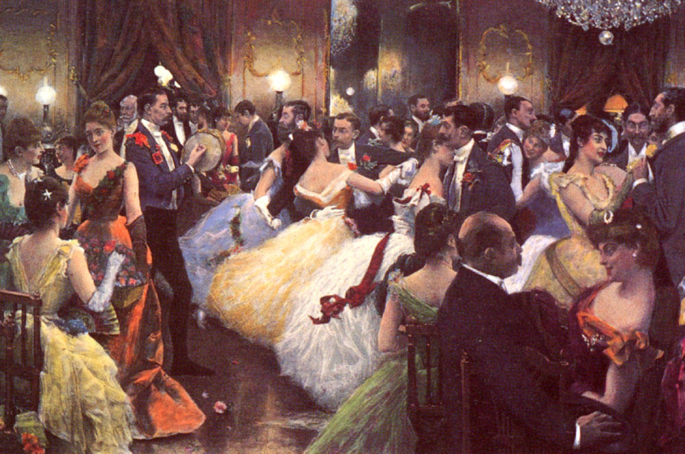 Order Artwork Replica The Ball by Julius Leblanc Stewart (1855-1919, United States) | ArtsDot.com