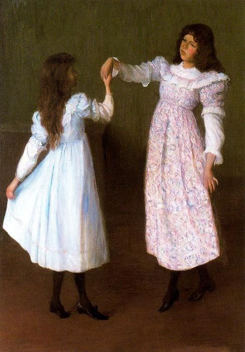 Buy Museum Art Reproductions Children Dancing, II (Alice and Edith Perry) by Lilla Cabot Perry (1848-1932, United States) | ArtsDot.com