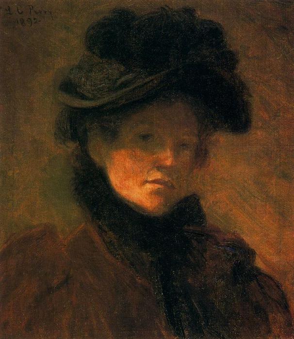 Buy Museum Art Reproductions Self-Portrait 1 by Lilla Cabot Perry (1848-1932, United States) | ArtsDot.com
