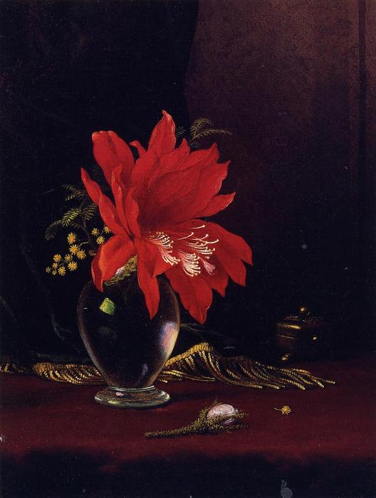 Order Art Reproductions Chateau of Flower, 1871 by Martin Johnson Heade (1819-1904, United States) | ArtsDot.com