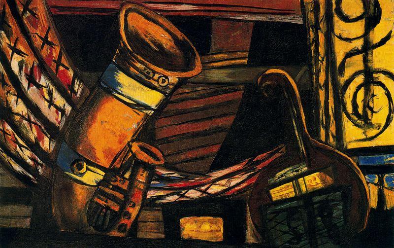 Order Oil Painting Replica Orchestra by Max Beckmann (1884-1950, Germany) | ArtsDot.com
