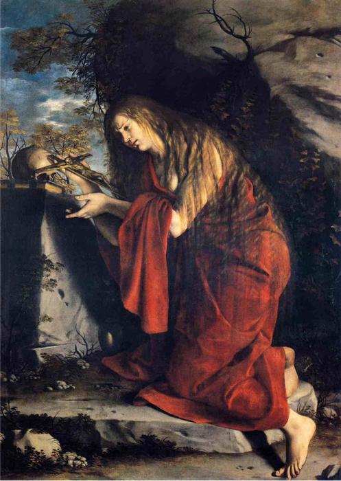 Order Art Reproductions Saint Mary Magdalen in Penitence, 1615 by Orazio Gentileschi (1563-1639, Italy) | ArtsDot.com