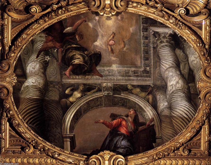 Order Paintings Reproductions Annunciation, 1558 by Paolo Veronese (1528-1588, Italy) | ArtsDot.com