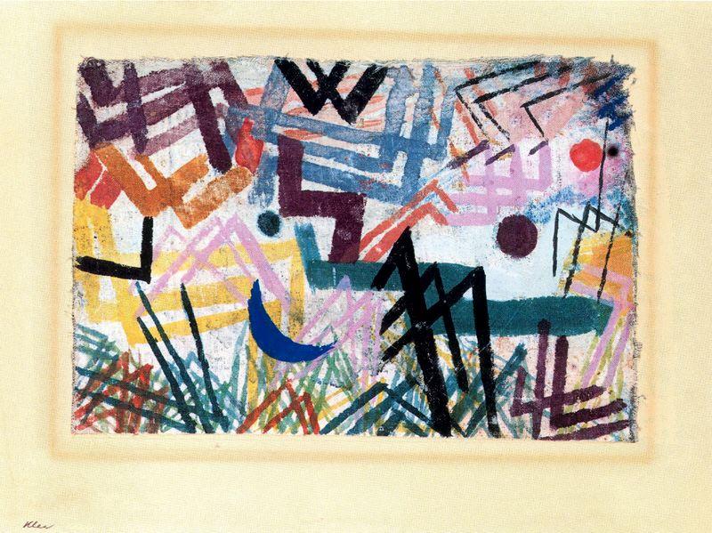 Buy Museum Art Reproductions Interplay of Forces in a Lech Riber Landscape by Paul Klee (1879-1940, Switzerland) | ArtsDot.com