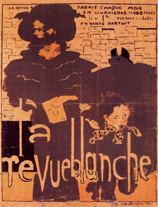 Buy Museum Art Reproductions La Revue Blanche by Pierre Bonnard (1867-1947, France) | ArtsDot.com