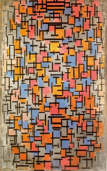 Buy Museum Art Reproductions Composition 1916 by Piet Mondrian (1872-1944, Netherlands) | ArtsDot.com