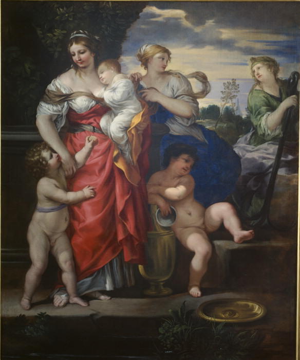 Buy Museum Art Reproductions Faith, Hope and Charity by Pietro Da Cortona (1596-1669, Italy) | ArtsDot.com
