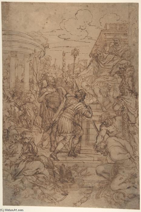 Order Art Reproductions Study for the Age of Bronze by Pietro Da Cortona (1596-1669, Italy) | ArtsDot.com