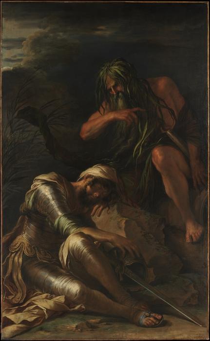 Order Paintings Reproductions The Dream of Aeneas 3 by Salvator Rosa (1615-1673, Italy) | ArtsDot.com