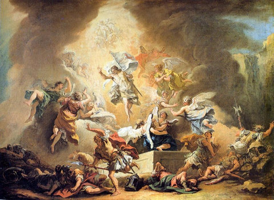 Order Oil Painting Replica Resurrection, 1715 by Sebastiano Ricci (1659-1734, Italy) | ArtsDot.com