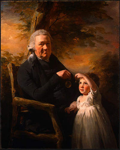 Buy Museum Art Reproductions John Tait and His Grandson by Henry Raeburn (1756-1823, United Kingdom) | ArtsDot.com