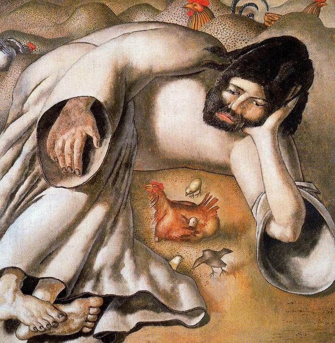 Christ in the Wilderness. The Hen by Stanley Spencer Stanley Spencer | ArtsDot.com