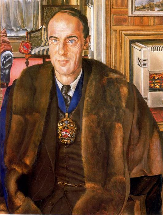 Portrait of J.E. Martineau by Stanley Spencer Stanley Spencer | ArtsDot.com