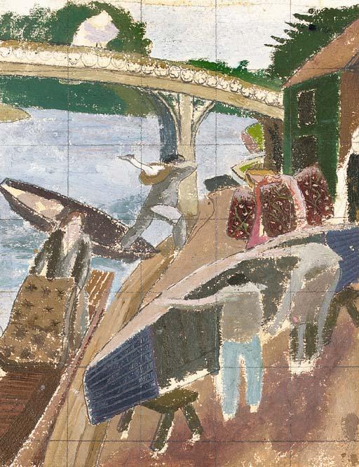 Study for Swan Upping at Cookham by Stanley Spencer Stanley Spencer | ArtsDot.com