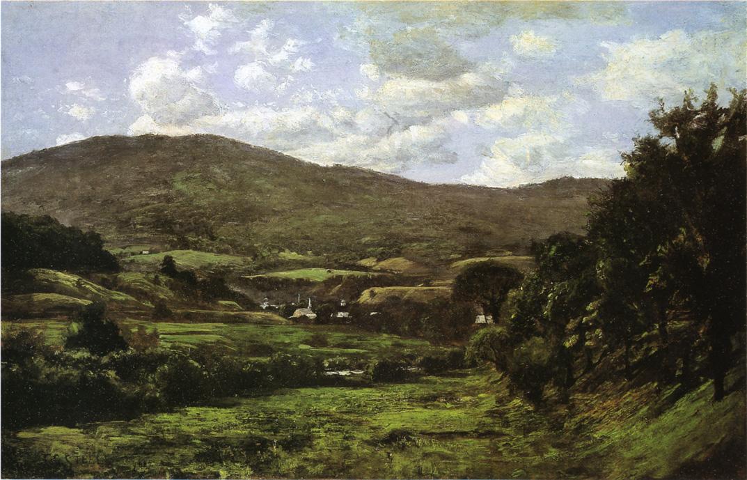 Order Oil Painting Replica Okemo Mountain, Ludlow, Vermont, 1887 by Theodore Clement Steele (1847-1926, United States) | ArtsDot.com