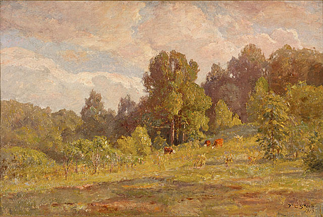 Order Artwork Replica Sunlight, Late Summer by Theodore Clement Steele (1847-1926, United States) | ArtsDot.com
