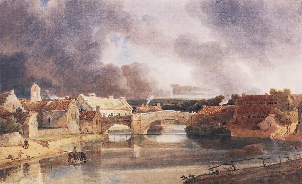 Order Art Reproductions Morpeth Bridge by Thomas Girtin (1775-1802, United Kingdom) | ArtsDot.com