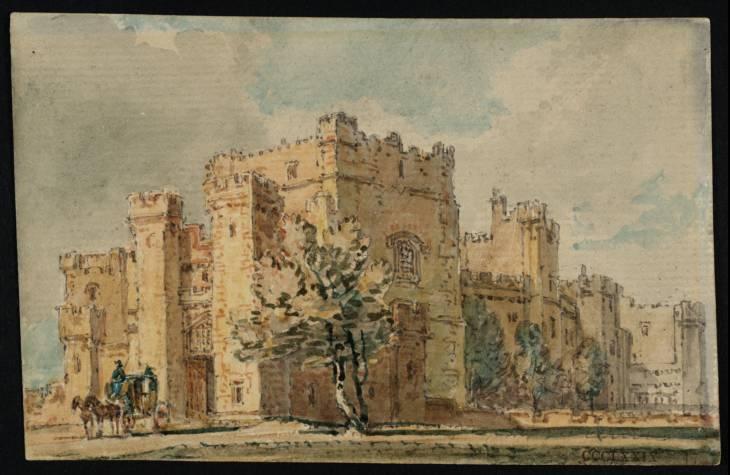 Buy Museum Art Reproductions Raby Castle, Co. Durham by Thomas Girtin (1775-1802, United Kingdom) | ArtsDot.com