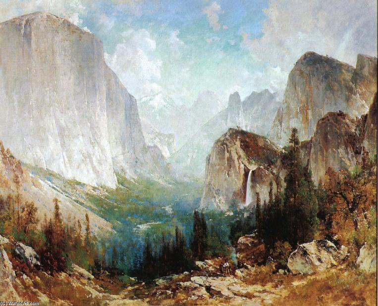Order Paintings Reproductions After the Storm, Yosemite Valley by Thomas Hill (1829-1908, United Kingdom) | ArtsDot.com