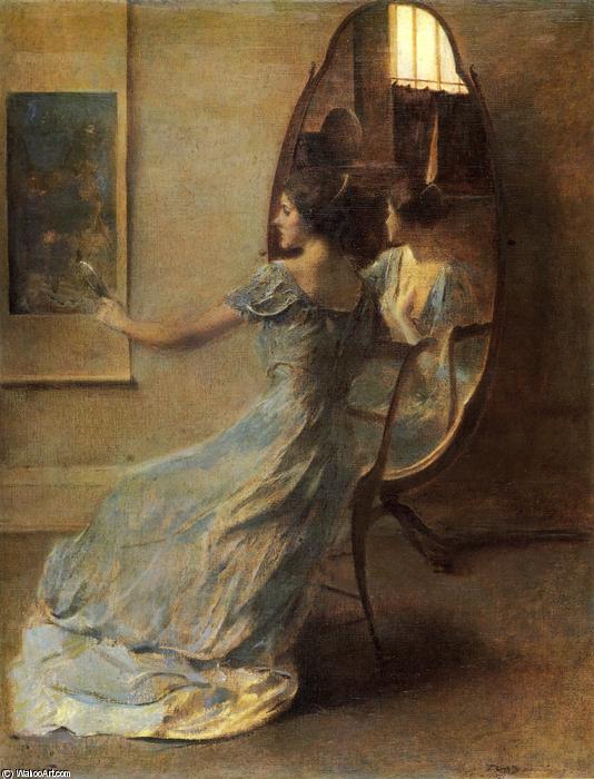 Order Art Reproductions Before the Mirror by Thomas Wilmer Dewing (1851-1938, United States) | ArtsDot.com