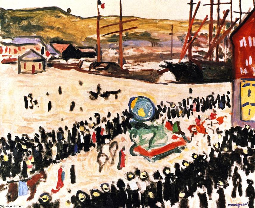 Order Artwork Replica Carnival on the Beach (also known as Carnival at Fécamp), 1906 by Albert Marquet (1875-1947, France) | ArtsDot.com
