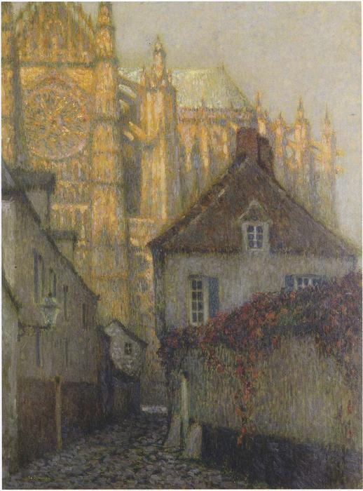 Buy Museum Art Reproductions The Cathedral at Beauvais, 1900 by Henri Eugène Augustin Le Sidaner (1862-1939, Mauritius) | ArtsDot.com
