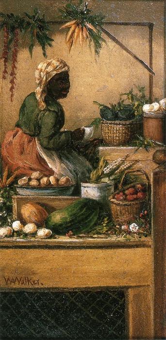 Order Oil Painting Replica Charleston Vegetable Woman by William Aiken Walker (1839-1921, United States) | ArtsDot.com