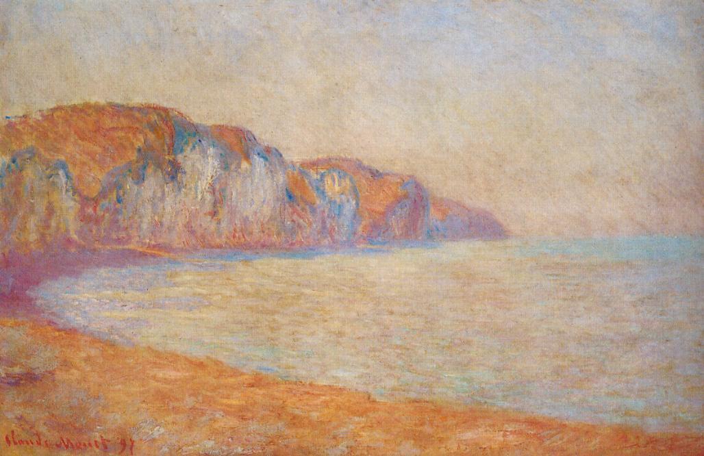 Buy Museum Art Reproductions Cliff at Pourville in the Morning, 1897 by Claude Monet (1840-1926, France) | ArtsDot.com