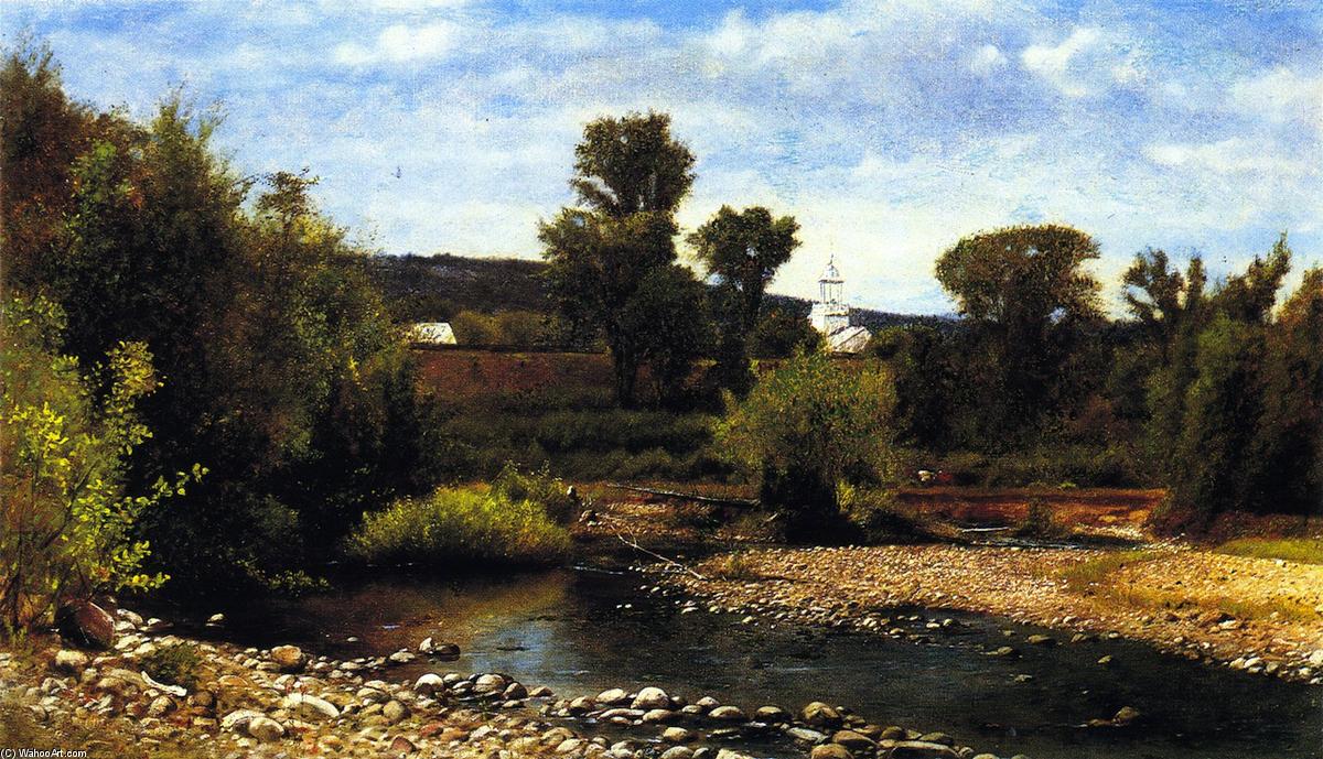 Buy Museum Art Reproductions Connecticut River, 1870 by James Mcdougal Hart (1828-1901, United Kingdom) | ArtsDot.com