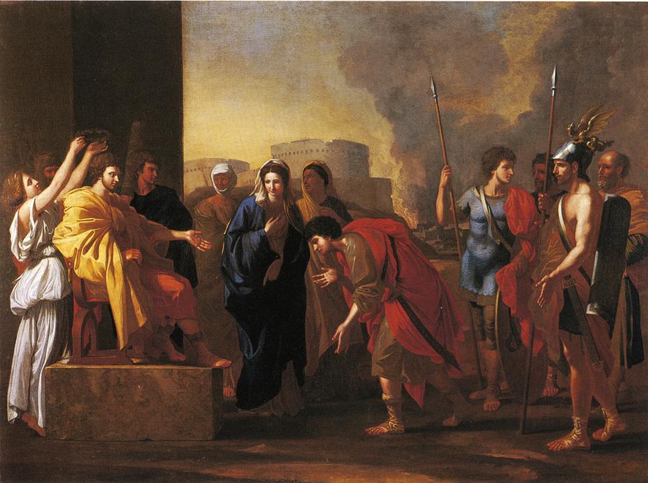 Order Oil Painting Replica The Continence of Scipio (after Nicholas Poussin), 1726 by John Smibert (1688-1751, United Kingdom) | ArtsDot.com