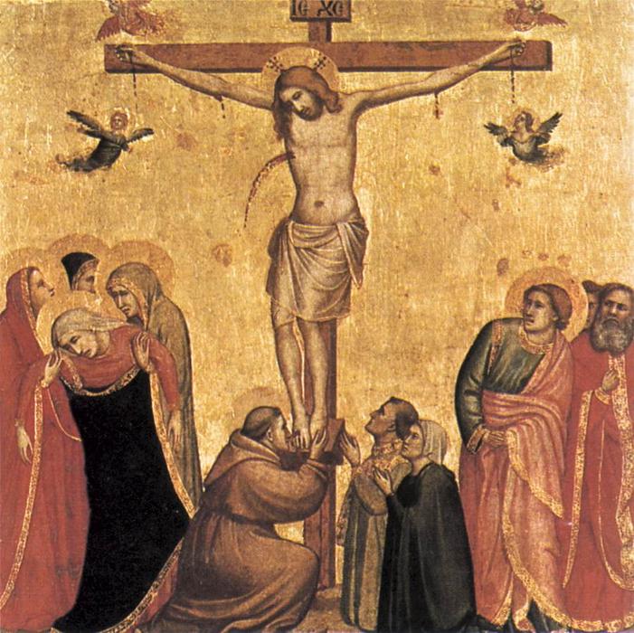 Order Paintings Reproductions Crucifix, 1320 by Giotto Di Bondone (1267-1337, Italy) | ArtsDot.com