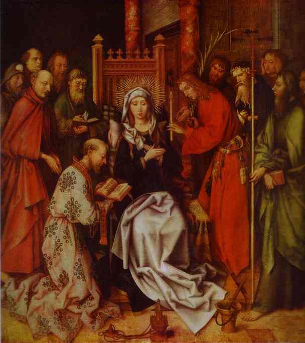 Order Paintings Reproductions Death of the Virgin, 1501 by Hans Holbein The Elder | ArtsDot.com
