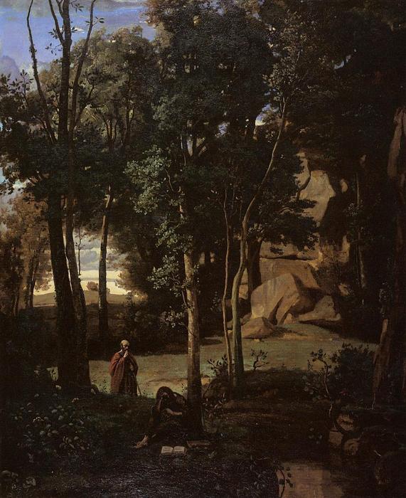 Buy Museum Art Reproductions Democritus and the Abderites, 1841 by Jean Baptiste Camille Corot (1796-1875, France) | ArtsDot.com