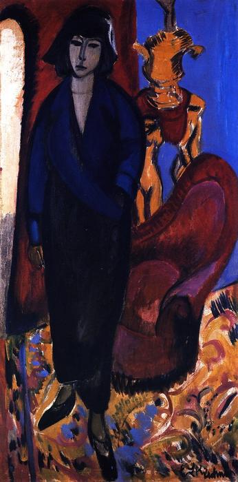 Order Artwork Replica Die Russin, 1912 by Ernst Ludwig Kirchner (1880-1938, Germany) | ArtsDot.com