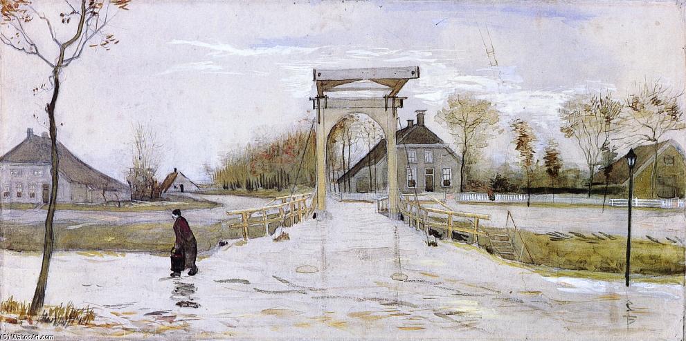 Obter Gravura De Qualidade De Museu Construções metálicas em Nieuw-Amsterdam, 1883 por Vincent Van Gogh (1853-1890, Netherlands) | ArtsDot.com