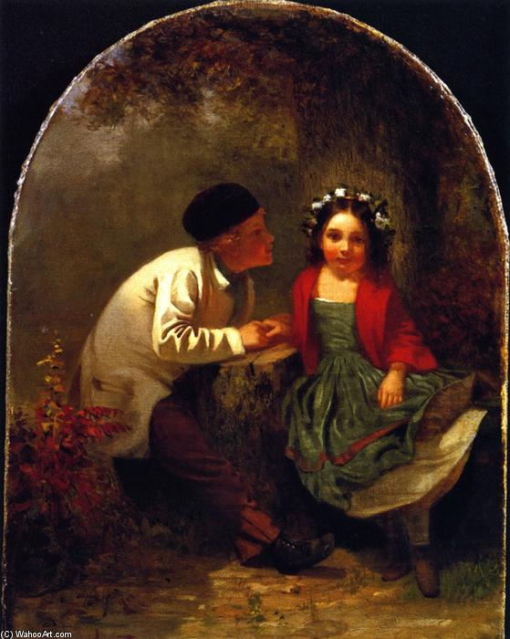 Order Paintings Reproductions Early on the Stump, 1862 by John George Brown (1831-1913, United Kingdom) | ArtsDot.com