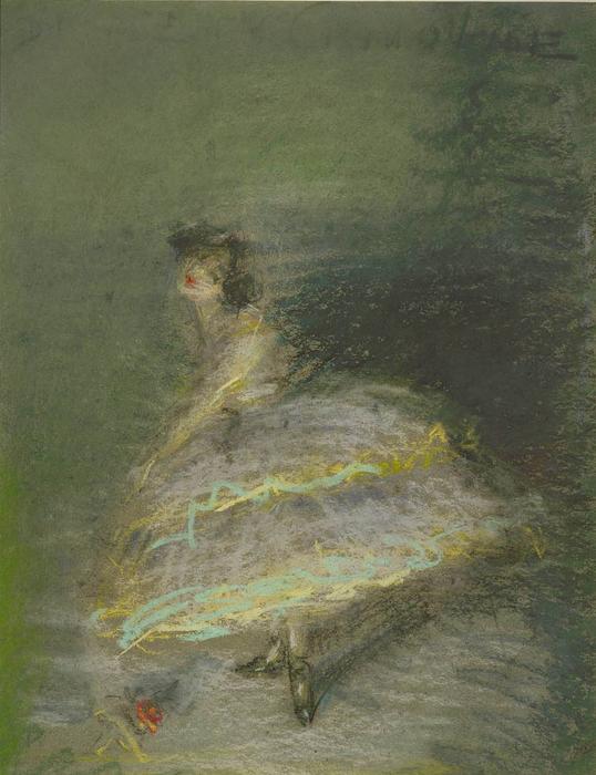 Order Oil Painting Replica En Crinoline, 1915 by Alice Pike Barney (1857-1931, United States) | ArtsDot.com