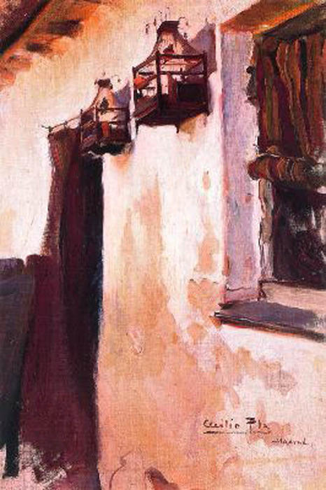 顺序 油畫 Farolillos 。 通过 Cecilio Pla Y Gallardo (1860-1934, Spain) | ArtsDot.com