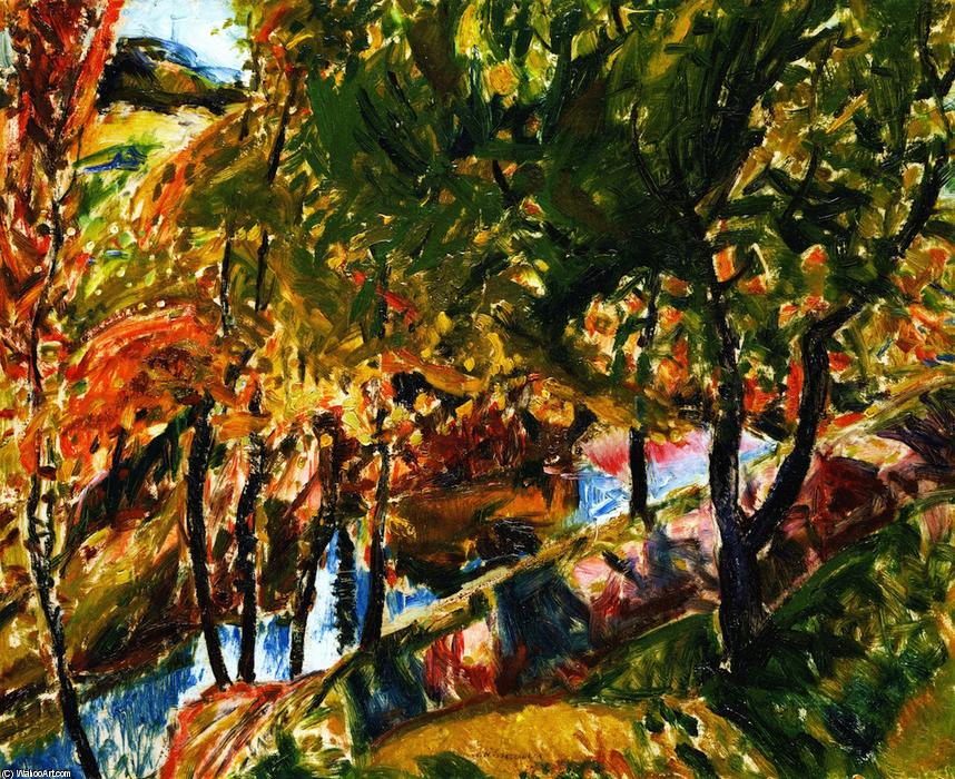 Order Paintings Reproductions Fauve Landscape by Alfred Henry Maurer (1868-1932, United States) | ArtsDot.com