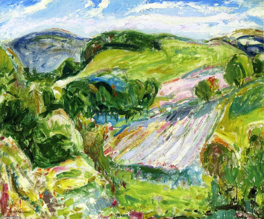 Order Paintings Reproductions Fields, 1912 by Alfred Henry Maurer (1868-1932, United States) | ArtsDot.com